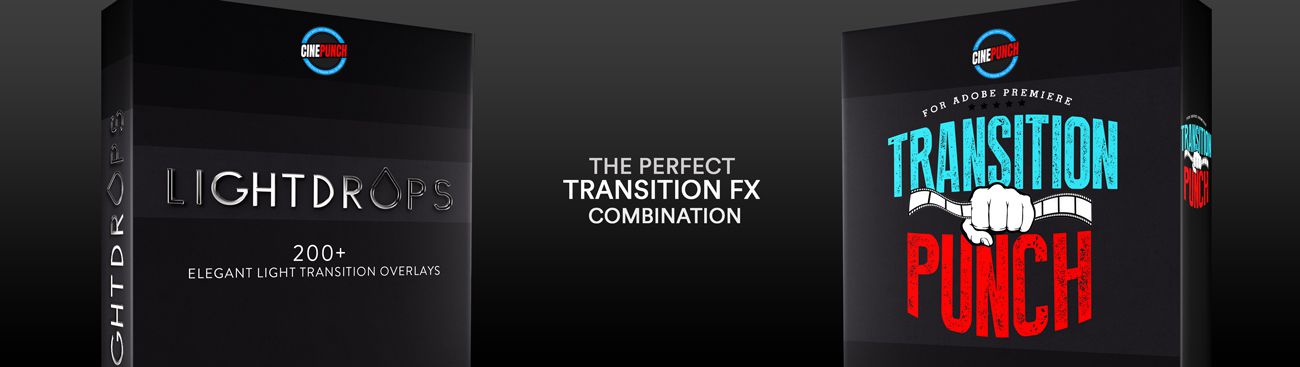CINEPUNCH - Premiere Transitions I Color Looks Pack I Sound FX I 9999+ Elements - 89
