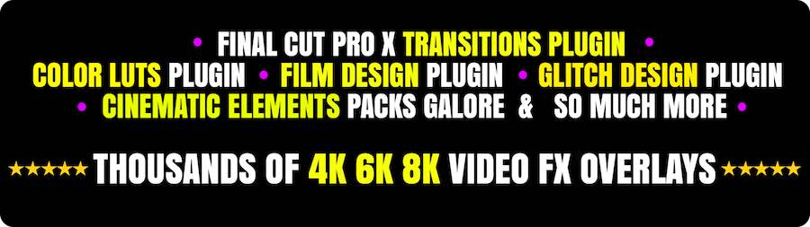 CINEPUNCH I Final Cut Pro X Plugins I Effects I Tools I VFX Elements Premium Pack - 5